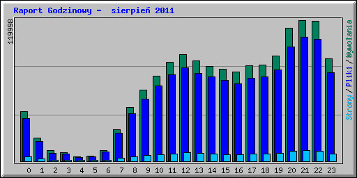 Raport Godzinowy -  sierpie� 2011