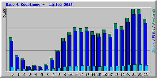Raport Godzinowy -  lipiec 2013