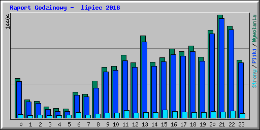 Raport Godzinowy -  lipiec 2016