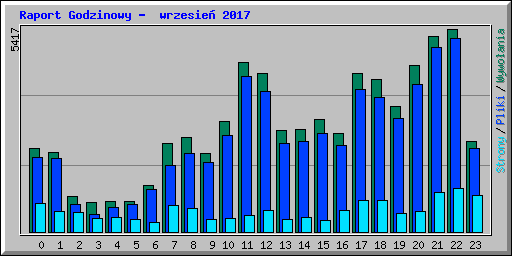 Raport Godzinowy -  wrzesie� 2017