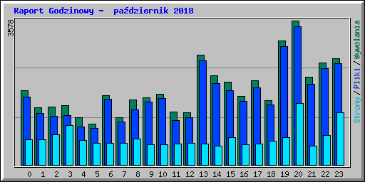 Raport Godzinowy -  pa�dziernik 2018