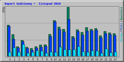 Raport Godzinowy -  listopad 2018