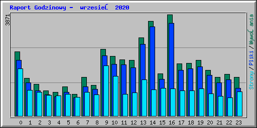 Raport Godzinowy -  wrzesień 2020