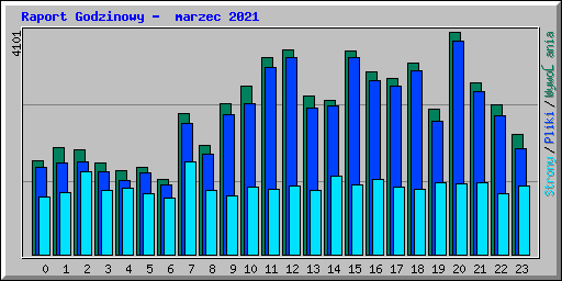 Raport Godzinowy -  marzec 2021